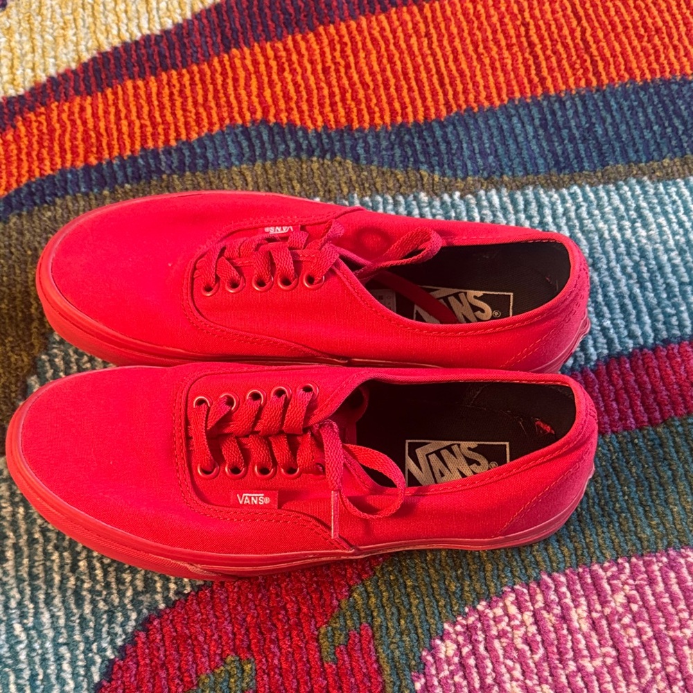 Vans Women’s Vibrant Red Sneakers